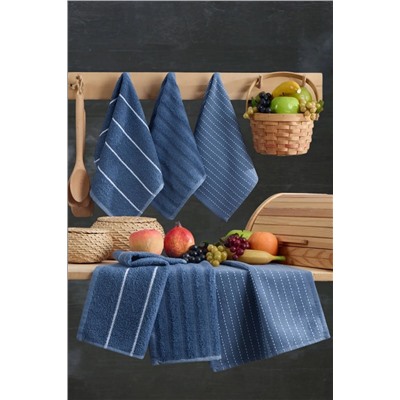 Casnack, Seher 6'lı Mutfak ve El&Yüz Havlu Seti 30x50 cm