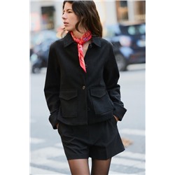 FAUX SUEDE JACKET
