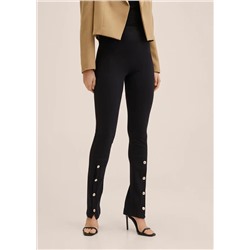 Leggings botones -  Mujer | MANGO OUTLET Melilla