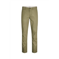 Pantalón recto Caqui