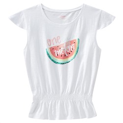 Mädchen T-Shirt mit Melonen-Print