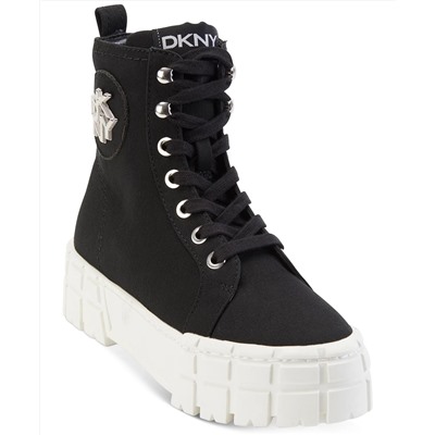 DKNY Women's Peri Lace-Up Booties