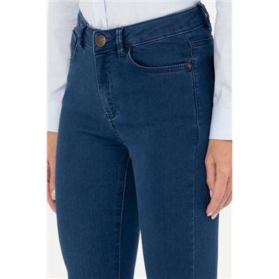 Kadın Koyu Mavi Jean Pantolon