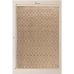 Soie Rölyef Halı - Vizon - 200x290 cm