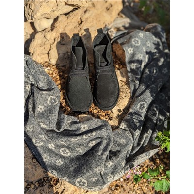 Ab. Zapatos 1619/2 New R · Negro+Двухсторонний палантин FLORES (220) Gris АКЦИЯ