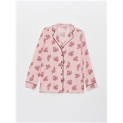LC Waikiki Gömlek Yaka Desenli Uzun Kollu Kadın Pijama Takımı, LCW DREAM                                            
                                            Gömlek Yaka Desenli Uzun Kollu Kadın Pijama Takımı