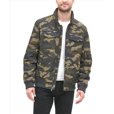 Tommy Hilfiger Men's Four-Pocket Filled Performance Bomber Jacket