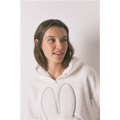 Pijama largo polar estampado animal Miffy