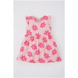 Defacto Kız Bebek Desenli Kolsuz Elbise A0136A523SM