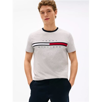 Embroidered Flag Logo T-Shirt