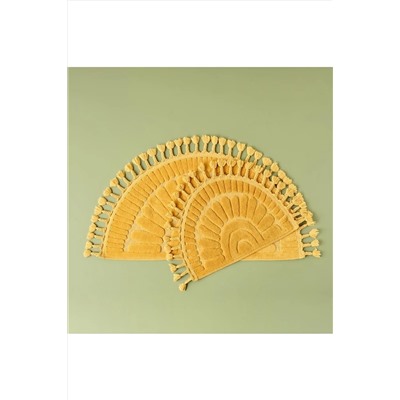 Bella Maison Sunshine Paspas Takımı Hardal (50x100 - 40x60 cm) 30041