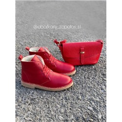 Ab.Zapatos 4619/2 granate+PELLE 169