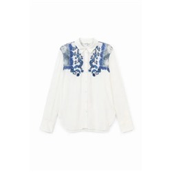 Camisa paisley bordado