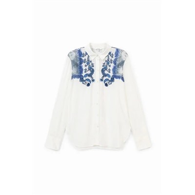 Camisa paisley bordado