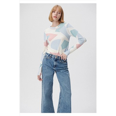 Mavi Pastel Renkli Yumuşak Top Slim Fit / Dar Kesim 1612030-86419