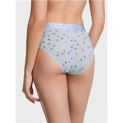 Logo Cotton Hiphugger Panty