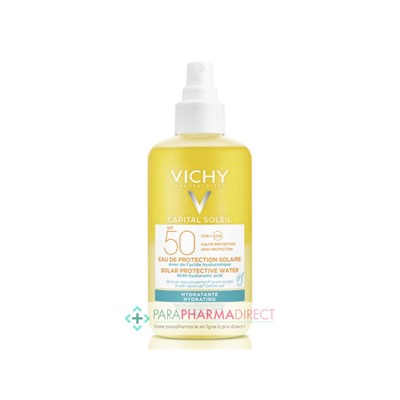Vichy Capital Soleil SPF50 Eau de Protection Solaire Hydratant à l'Acide Hyaluronique 200ml