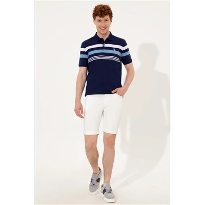 Erkek Lacivert Polo Yaka T-Shirt