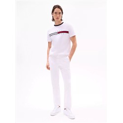 Embroidered Flag Logo T-Shirt