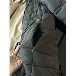 Очень теплая свободная двусторонняя куртка средней длины