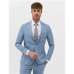 Açık Mavi Super Slim Fit Spor Takım Elbise
