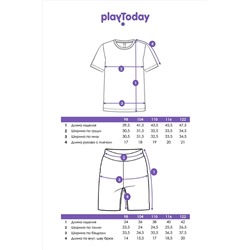 Костюм (Футболка+Шорты) PLAYTODAY, 1088788