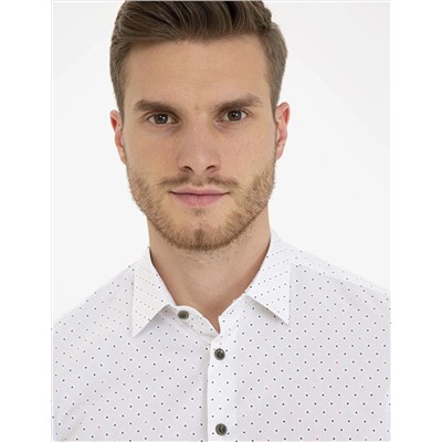 Haki Ex. Slim Fit Uzun Kollu Gömlek