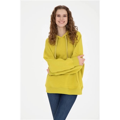 Kadın Fıstık Yeşili Sweatshirt