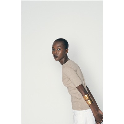 FADED COTTON T-SHIRT