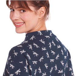 Damen Sweatshirt mit Stehkragen