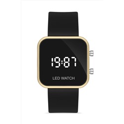 Aqua Di Polo 1987, Unisex Siyah Silikon Dijital Led Kol Saati Apwr032902