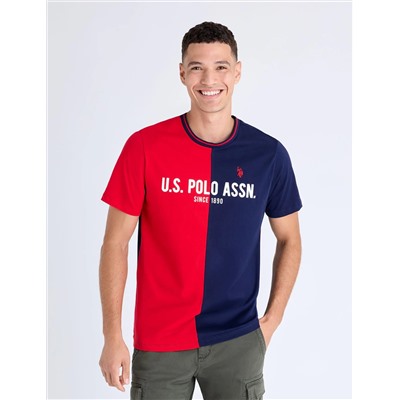 U.S. POLO ASSN COLOR BLOCK JERSEY T-SHIRT