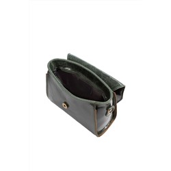 Bandolera de piel Verde oscuro - Firenze Artegiani