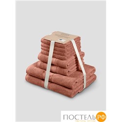 ESTIA МАРТОС коралл К-т полотенец 30х50-4/50х80-2/70х130-2, 100% хлопок, 500 г/м2
