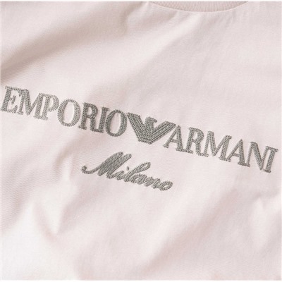 Мужская футболка с вышитыми буквам EMPORIO ARMAN*I