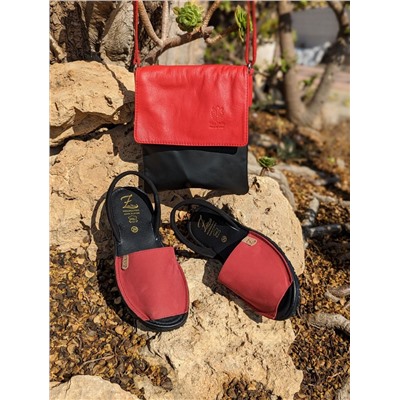 AB.ZAPATOS · 503-8 · NOB · rojo+Pelle 905 (220) NEGRO-ROJO АКЦИЯ