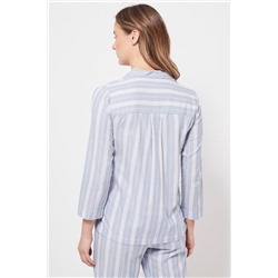 Camisa Celeste y blanco