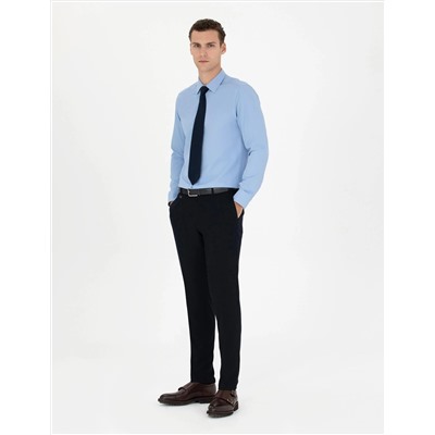 Lacivert Ekstra Slim Fit Kumaş Pantolon