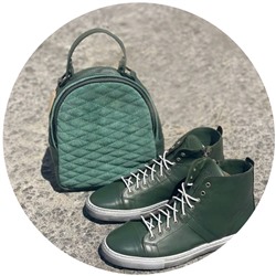 JOE SANCHEZ LAR OLIVA+AB.Z · Pelle · mochila 421 (650) АКЦИЯ