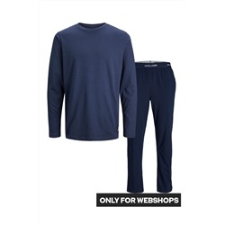 Camiseta y pantalón recto Azul marino