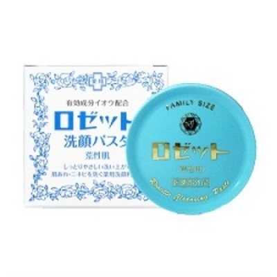 ROSETTE СLEANSING PASTE Пенко-паста с серой против акне для умывания сухой кожи лица, банка, 90гр