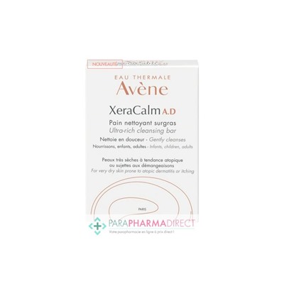 Avène XeraCalm A.D Pain Nettoyant Surgras 100g