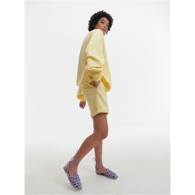 Shorts aus Sweatjersey