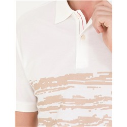 Ekru Slim Fit Polo Yaka Tişört