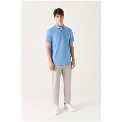 Mavi %100 Pamuk Serin Tutan Polo Yaka T-Shirt