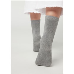 Kurzsocken aus Thermo-Baumwolle
