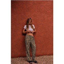 ANIMAL PRINT TROUSERS