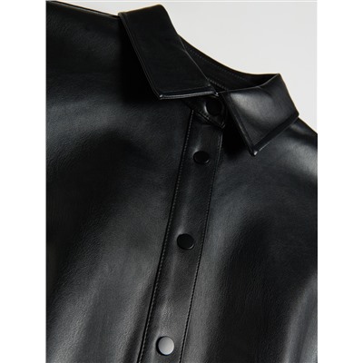 Kleid Aus Kunstleder