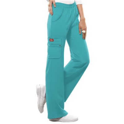 Dickies Xtreme STRETCH Scrubs PETITE Elastic Waist Pant