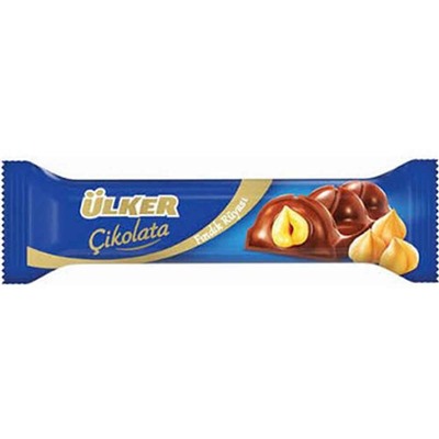 Батончик шоколадный Ulker "Cikolata" с фундуком 40,5 гр 1/24 01420-09